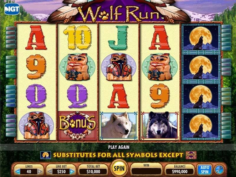 Engage in Wolf Run slot machine Online by 